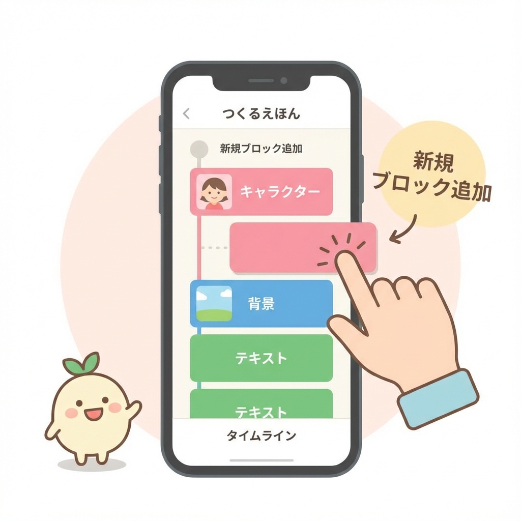 ブロックを選んで並べる